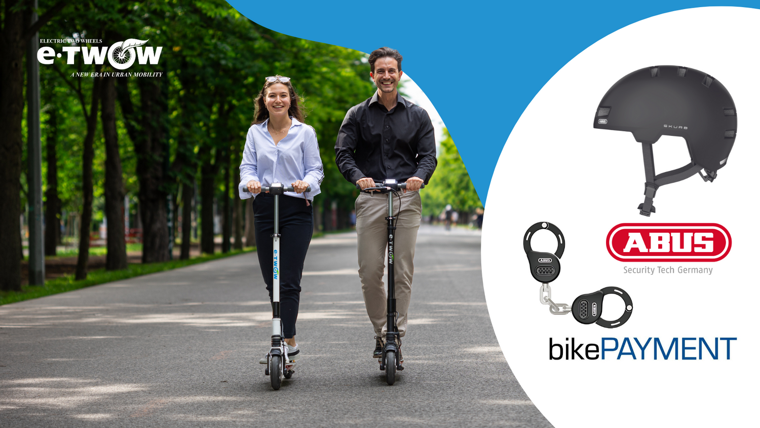 Sorgen Sie für sicheren Schutz während Ihrer Fahrt mit dem E-TWOW E-Scooter